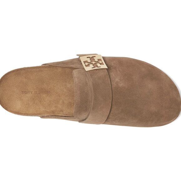 Tory Burch Suede Mellow Mule – River Rock - Picture 5 of 9